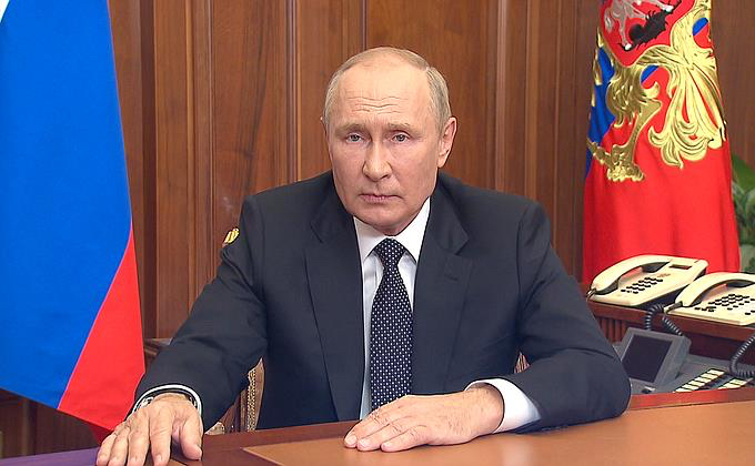 الرئيس بوتين يعلن ضم 4 مناطق أوكرانية إلى روسيا